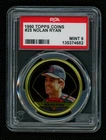 1990 Topps Coins #25 Nolan Ryan PSA 9 Mint Texas Rangers