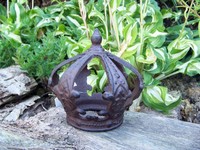 Deko Krone Gusseisen Antikbraun Neu Landhausstil Vintage Gartendeko Nostalgie