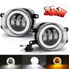 2pcs 3.5inch 30w Drl Round Cob Led Fog Spot Light Driving Lamp For Jeep Wrangler
