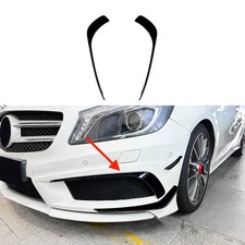 2x Front Sto&szlig;stange Flosse Flaps Flics Canard f&uuml;r Mercedes A-Klasse W176 AMG
