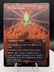 The Fire Crystal (Borderless) Foil #0337 MTG Final Fantasy Rare