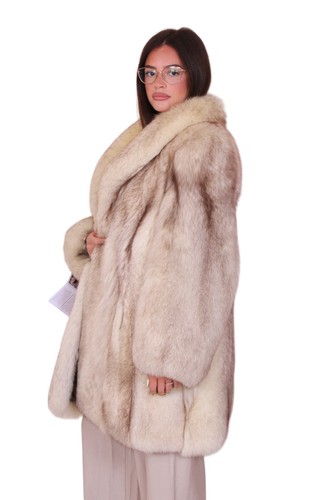 JACKET FOX FUR COAT FUCHS PELZMANTEL FOURRURE RENARD GIACCA PELLICCIA VOLPE 毛皮 - Picture 5 of 9