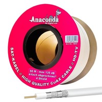 Antennenkabel Sat Kabel 4 Fach 135Db Koax Anaconda Koaxialkabel Full Hdtv 4K Tv