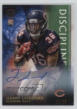 2015 Topps Valor Discipline Auto 12/25 Jeremy Langford #101 Rookie Auto RC 14tz
