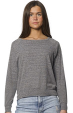 American Apparel Ladies Triblend Lightweight Raglan Pullover BR394W - M  L