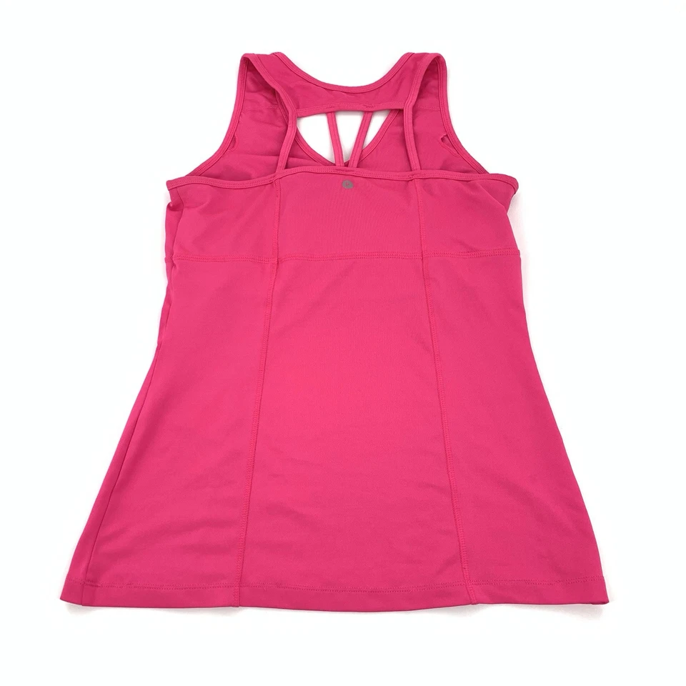 Camiseta sin mangas 90 Degree by Reflex con tirantes en la espalda y sujetador incorporado rosa medio Foto 2 de 4