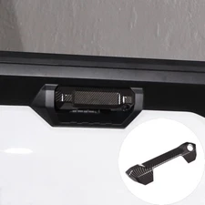 ABS Carbon Tailgate Handle Cover Rear Door Trim Decor For Toyotā Tundra 2022-23