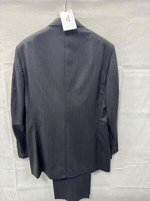 Brooks Brothers Suit Black Striped Golden Fleece 2 - Piece