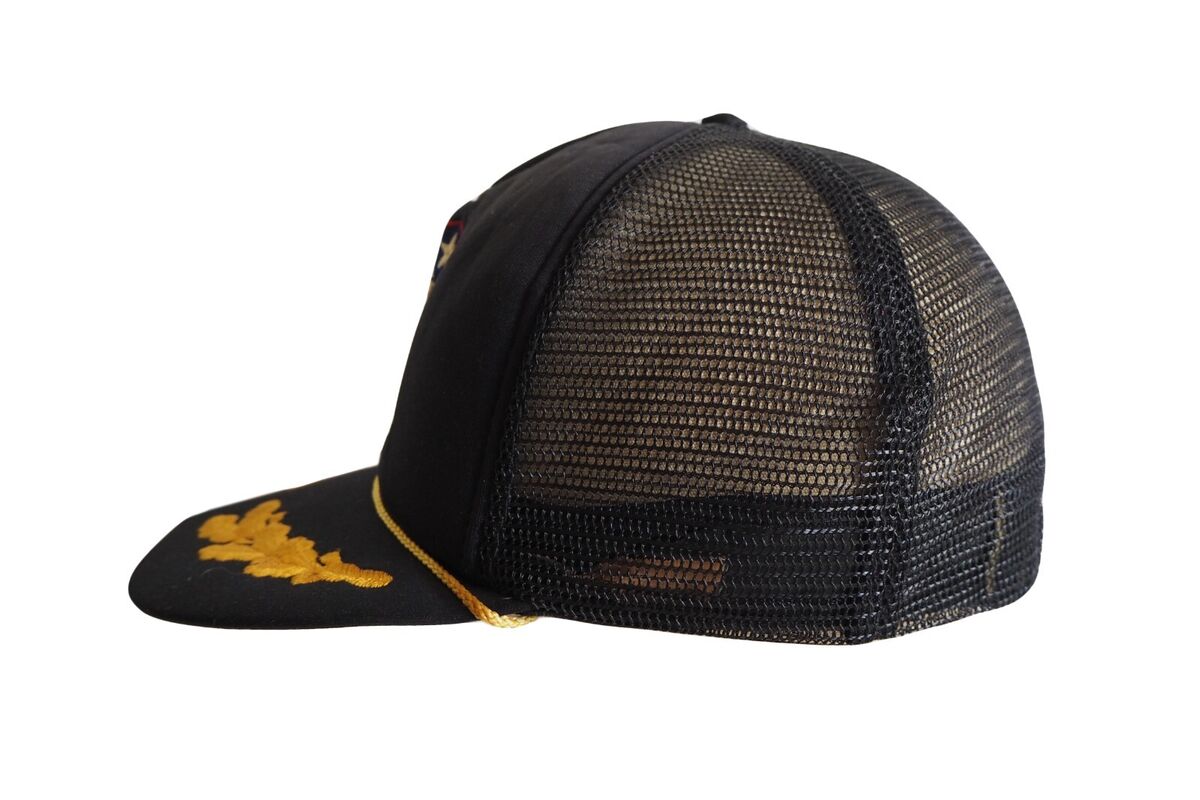 Vintage FREE RIDE USA Trucker Cap black 90s motor style Vintage FREE RIDE USA Trucker Cap black 90s motor style