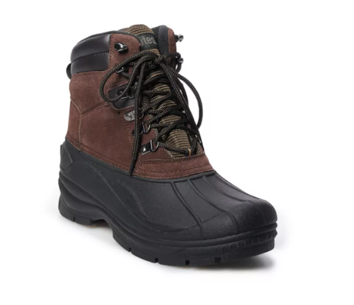 totes Sydney Men's Waterproof Winter Boots, Brown, Size: 10 $75 (P)