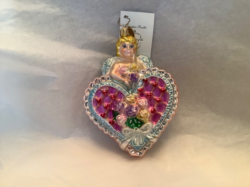 Christopher Radko  “Cupids Surprise”  Ornament 2002-New