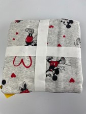 Pottery Barn Kids Disney Mickey Mouse Hearts Pajama Set Size 10 Gray NWT 39.50