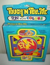  10287 NRFB Vintage Galoob Touch N Tell Me Fun With Colors