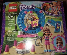 LEGO Friends Olivia's Hamster Playground Set 41383 New, Sealed! Package Damaged