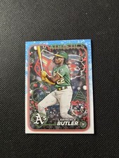 2024 Topps Holiday #H4 Lawrence Butler Oakland Athletics Rookie