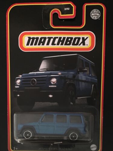 2022 Matchbox 2015 Mercedes-Benz G 500 BRILLIANT BLUE special edition.