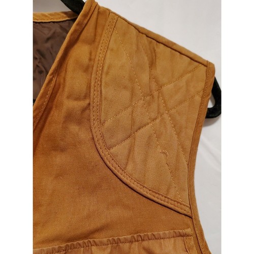 Vintage Outdoor Adventures Water Repellant Duck Canvas Hunting Vest Mens Large - 第 6/16 張圖片