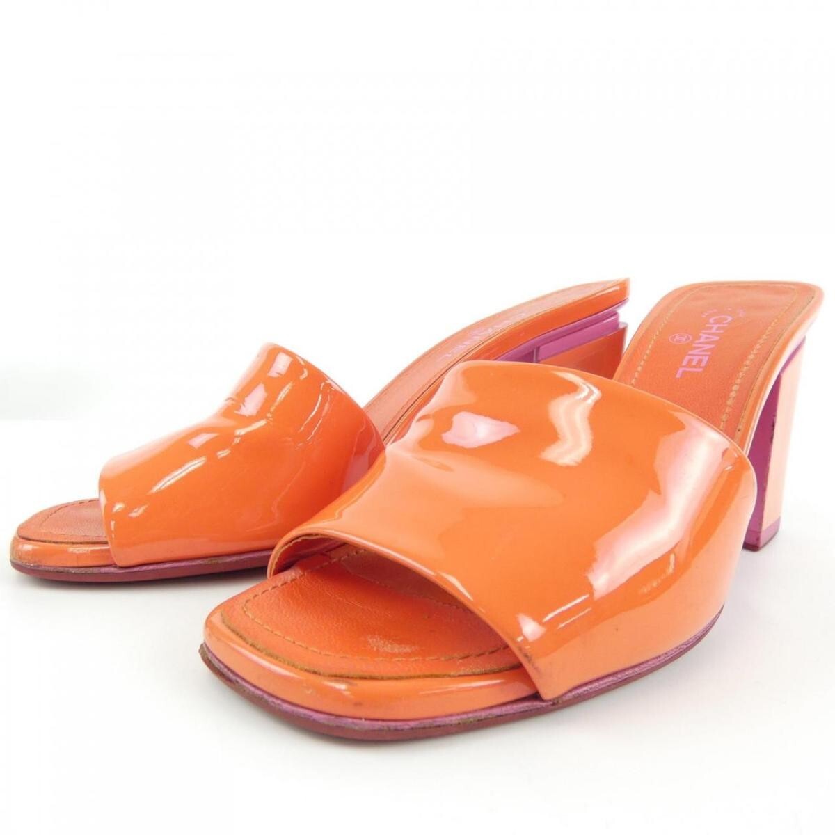 CHANEL G38688Y55660 Sandals 35.5 Red Authentic Women Used | eBay CHANEL G38688Y55660 Sandals 35.5 Red Authentic Women Used | eBay