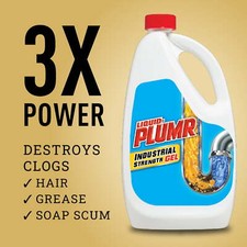 42 fl oz Industrial Strength Drain Clog Remover Gel Septic Safe Unscented