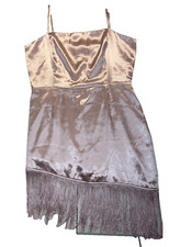 Lulus - Women's  Pink Fringe Mini Dress Party - Size XL
