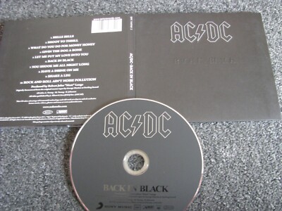 AC/DC-Back in Black CD-Digipack-Picture CD-2003 EU-Epic-Albert-MINT | eBay