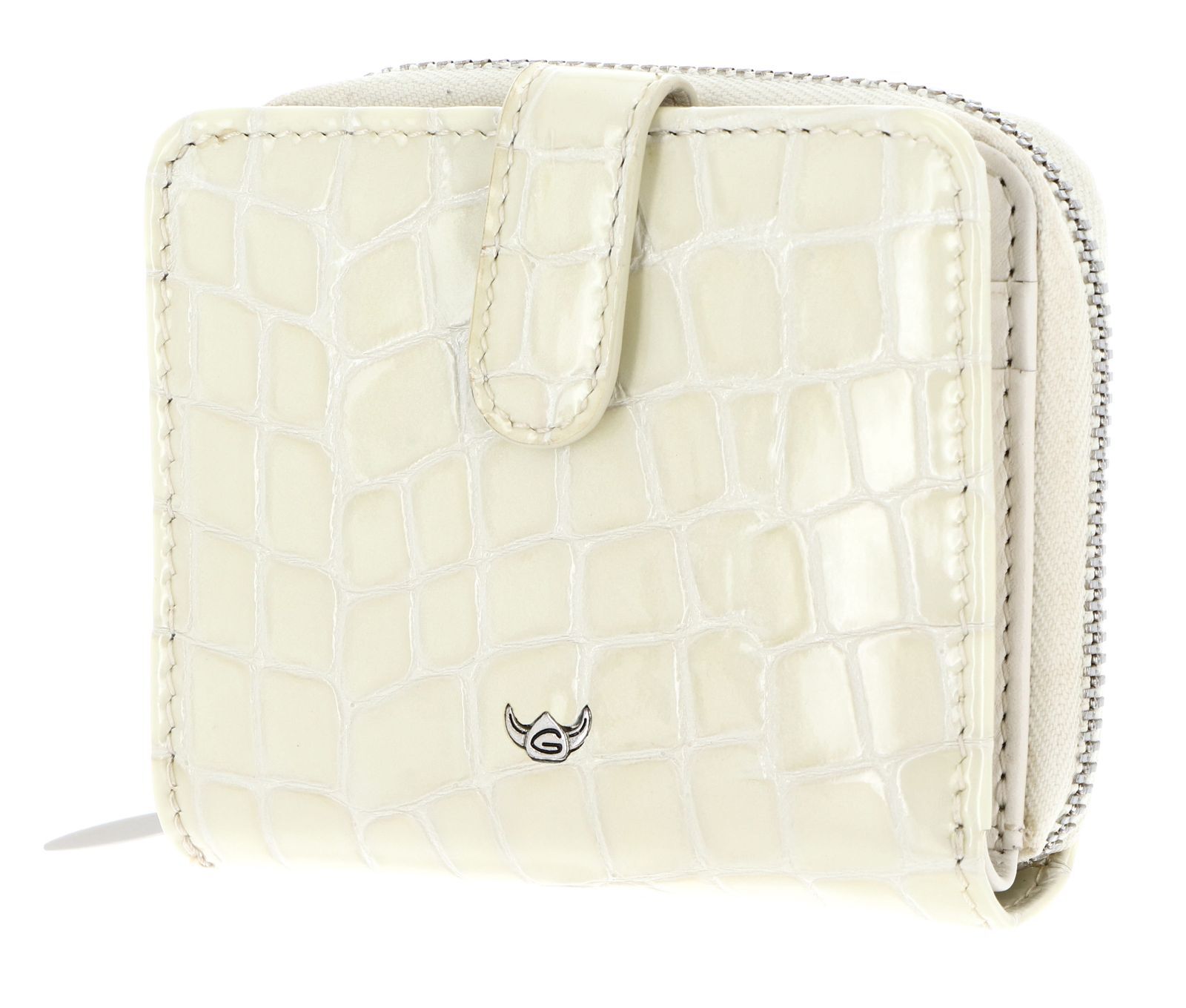 Golden Head Minibörse mit Riegel 1006 Creme