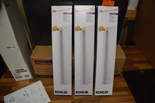 Lot of 3 KOHLER Cursiva 18" Towel Bar Vibrant Brushed Moderne Brass R26687-2MB