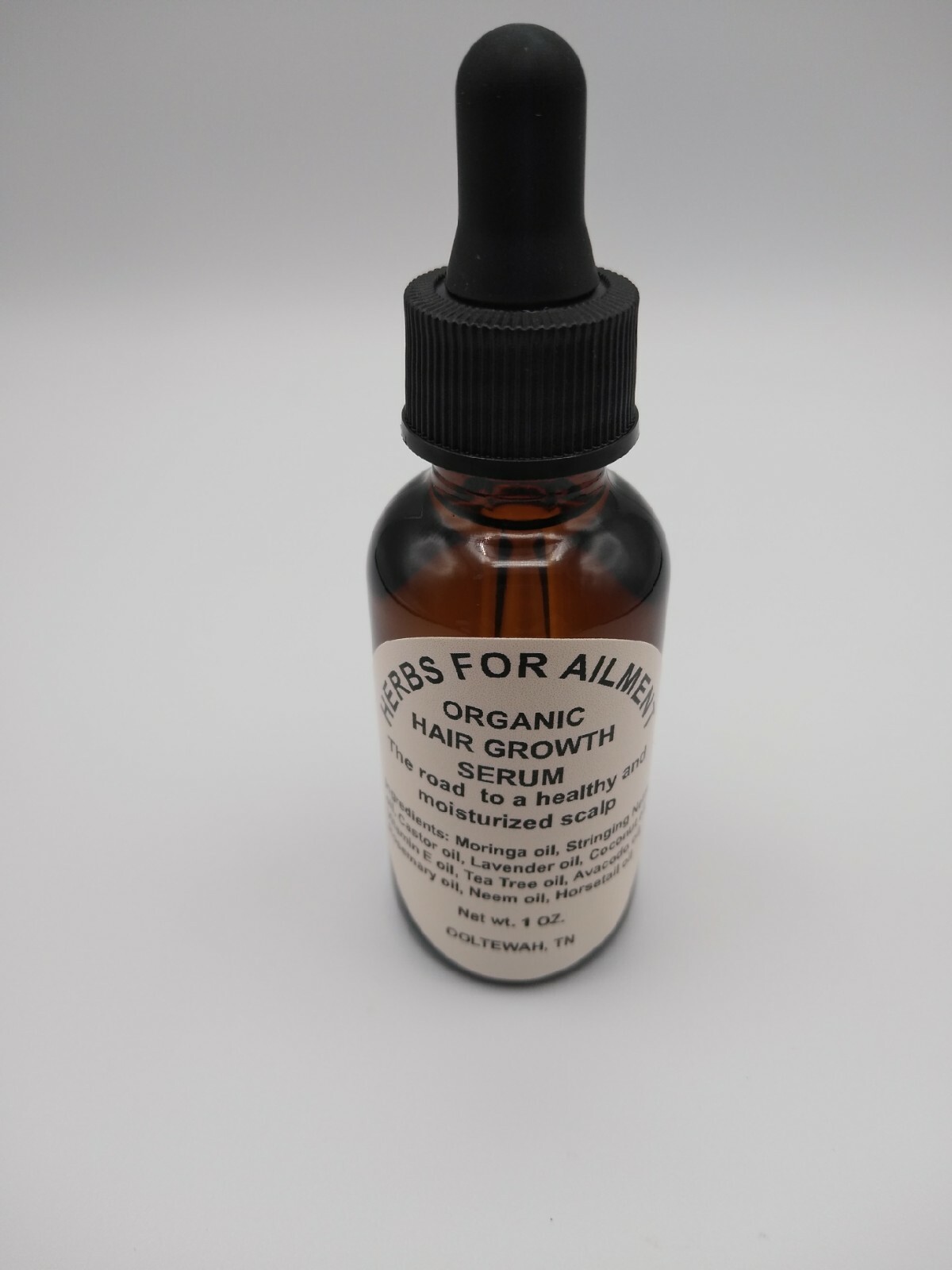 Organic Hair Growth Oil Serum treatment  1 oz. Alopecia,Bald Spots,Thinning hair