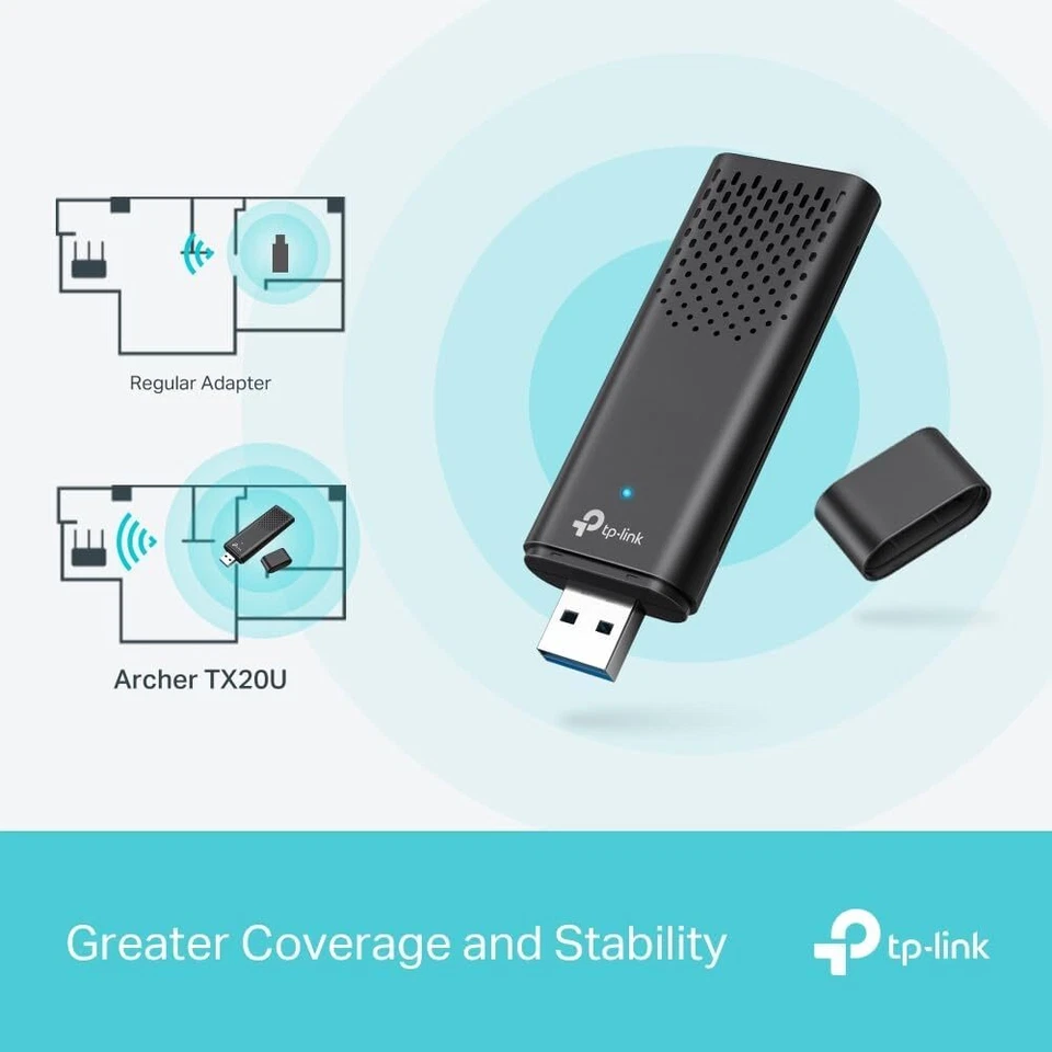 TP-Link Archer TX20U WLAN Stick Dualband MU-MIMO WIFI Dongle USB Wireles Adapter - Bild 4 von 4
