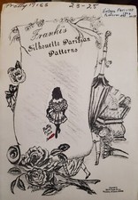 Vintage FRANKI'S SILHOUTTE PARISIAN Doll Dress Pattern 1906 Pretty Miss 23-25"