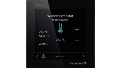 Homematic IP Wired Smart Home Glasdisplay   plus, HmIPW-WGD-PL