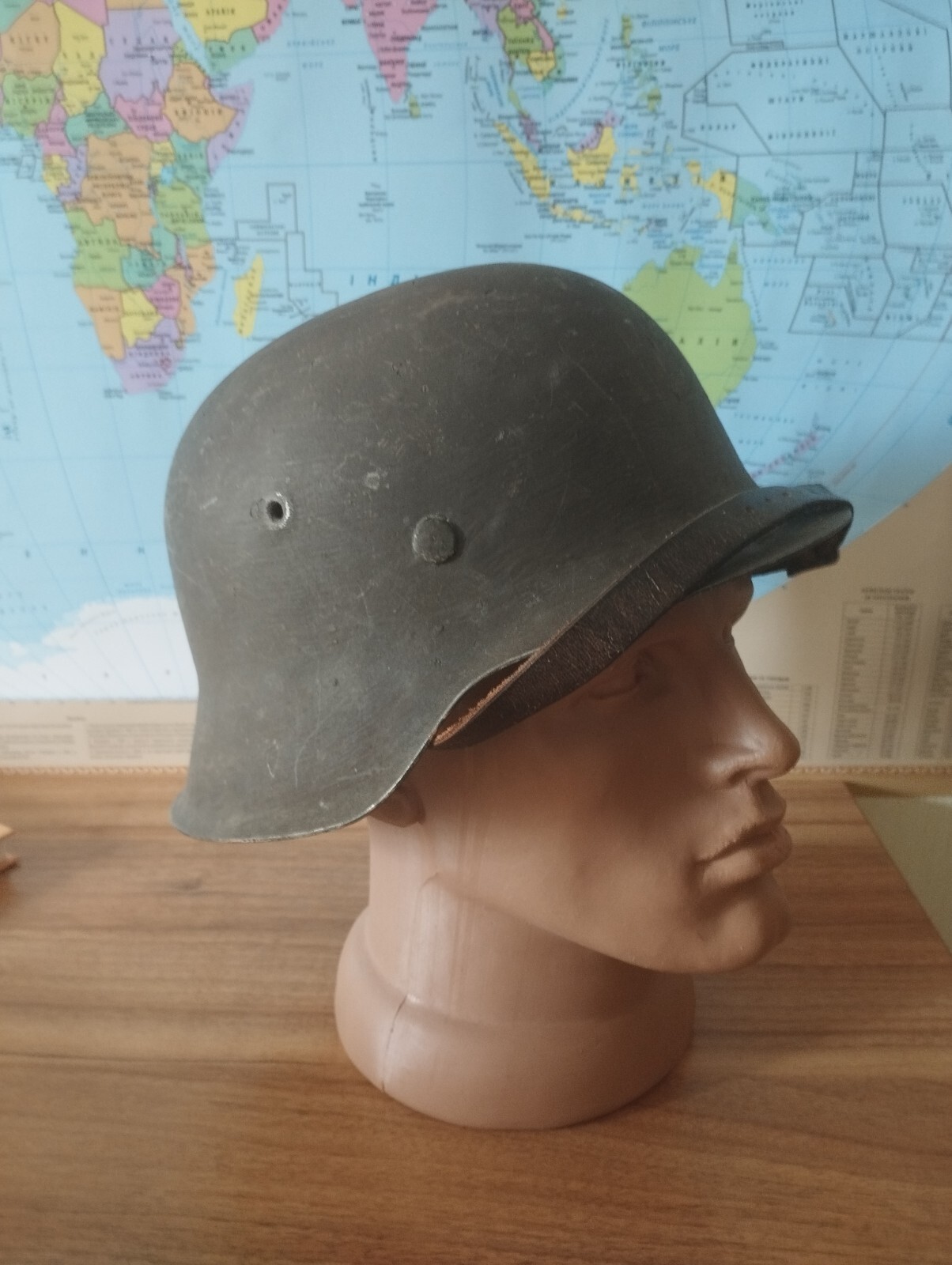 m42 steel helmet, original, WWll — image 2