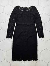 Miss Sixty Lace Mesh Dress With Long Sleeve Women  s Size S