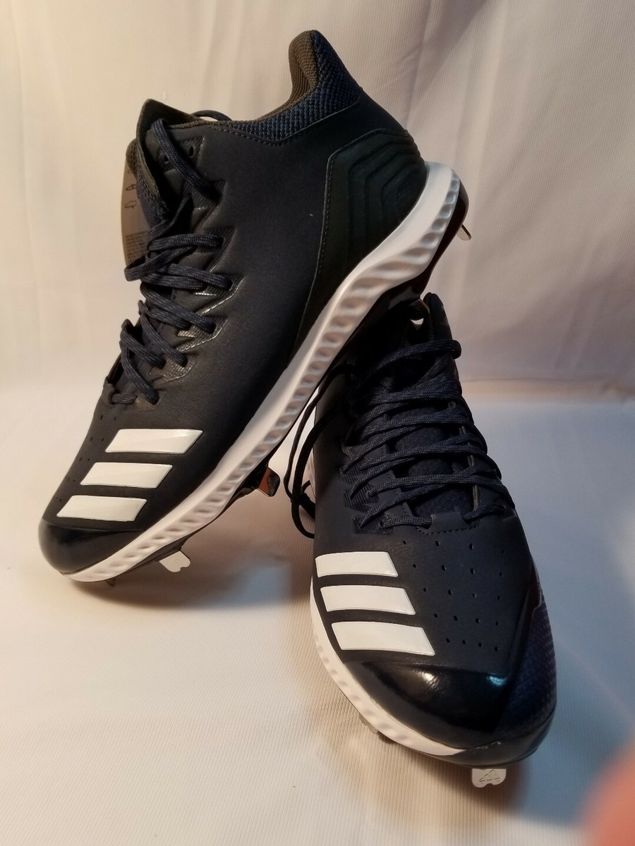 Adidas Icon Bounce Mid Cleats, Men, sz 14, Blue, Baseball | eBay display picture 2