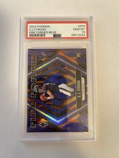 2023 Panini Football Phoenix Fire Forged Blue CJ Stroud RC GEM MT 10 /35