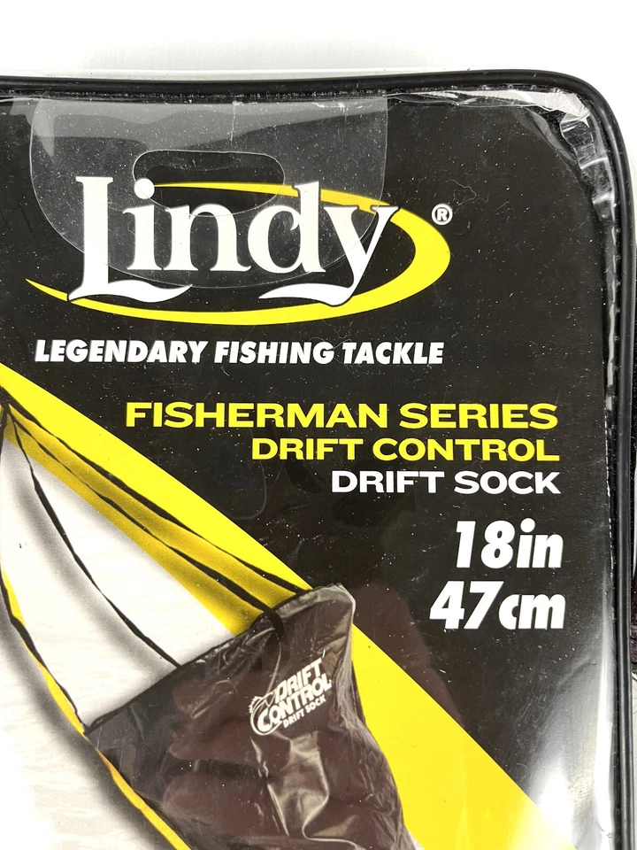 Lindy Fisherman Series Control Drift Sock 18 Inch DCVS18 Blue Wind Sock 18" NEW - Image 2 of 4