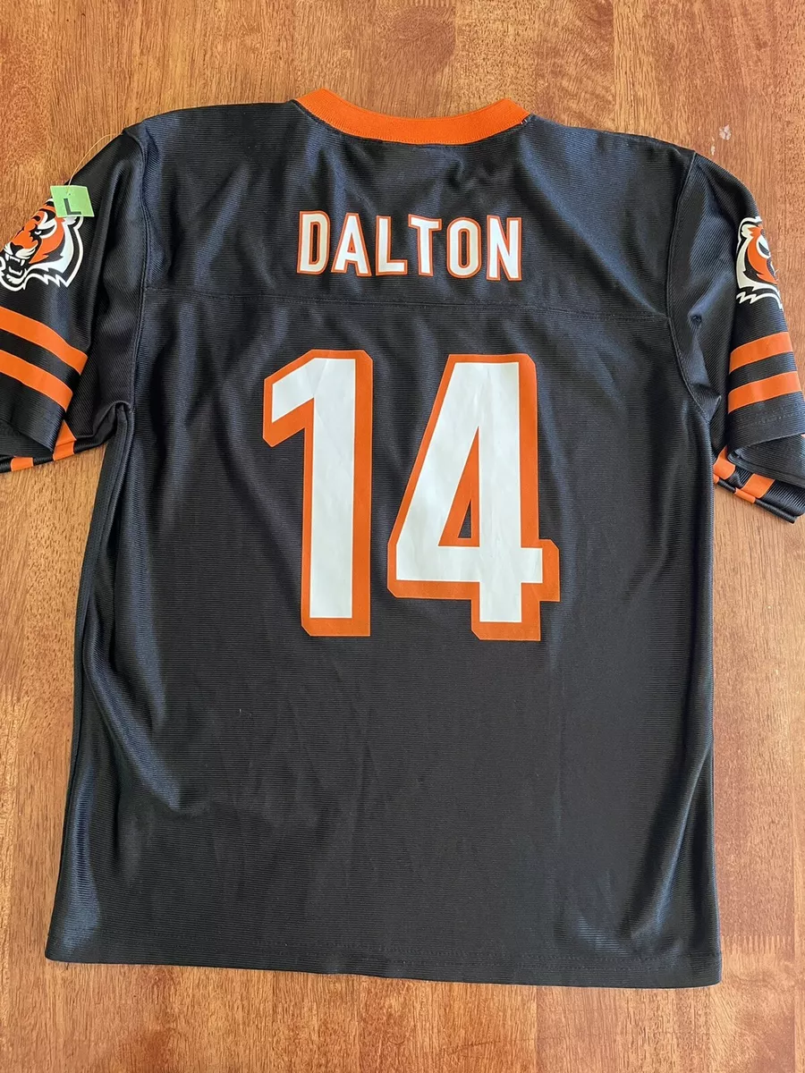 Cincinnati Bengals Andy Dalton NFL Team Apparel Youth Jersey Size Large  Black