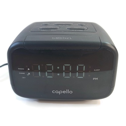 [VER VIDEO] Capello CR15 Sleep Easy Reloj Despertador Digital Radio AM/FM Negro FUNCIONA