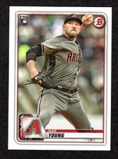 2020 Bowman #69 Alex Young Arizona Diamondbacks Baseball ROOKIE Card MINT. rookie card picture