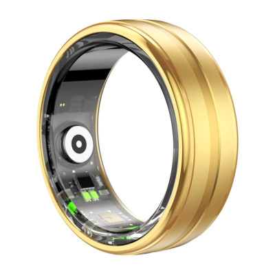 R06 Smart Ring 2024 Heart Rate & Blood Oxygen Monitor IP68 Waterproof Multi-Spor