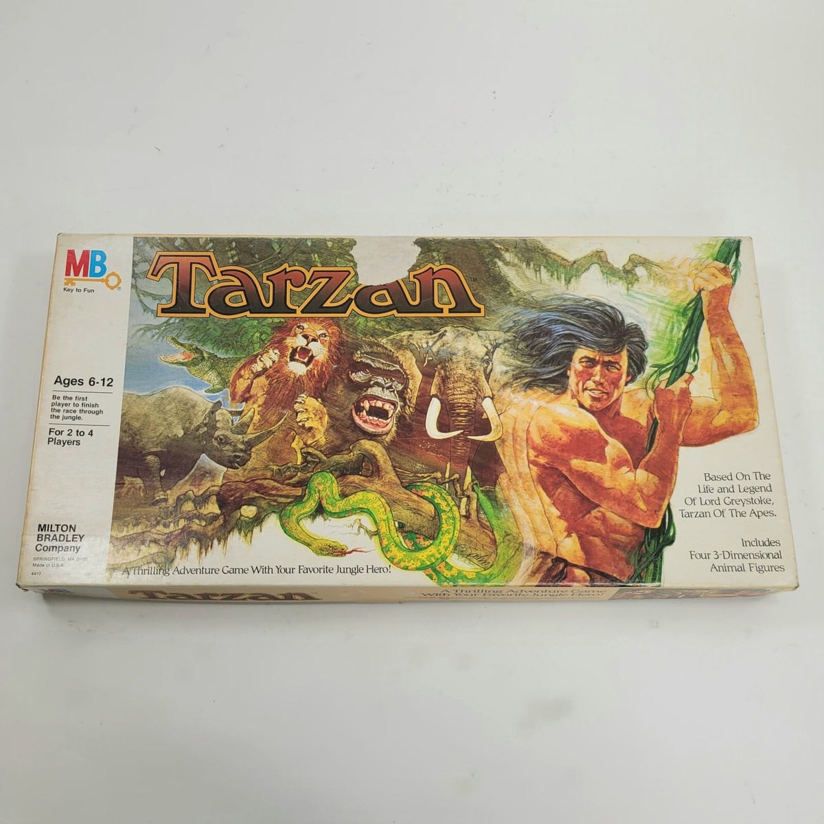 Tarzan Board Game 1984 Vintage RARE Collectable - Complete - SEE