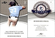 RYDER HELFRICK 2022 LEAF PERFECT GAME 