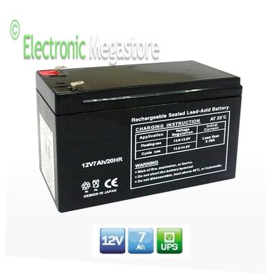 Batteria Anfel 12V 12A Piombo Gel Ermetica Allarmi Ups - Foto 5