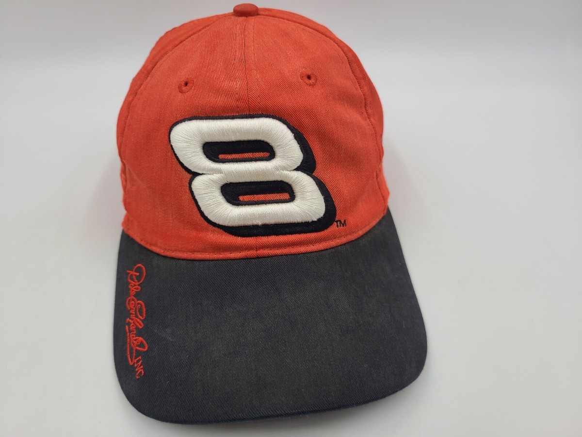 Vintage Dale Earnhardt Jr #8 Budweiser Snapback Hat Cap NASCAR Racing Red  Black