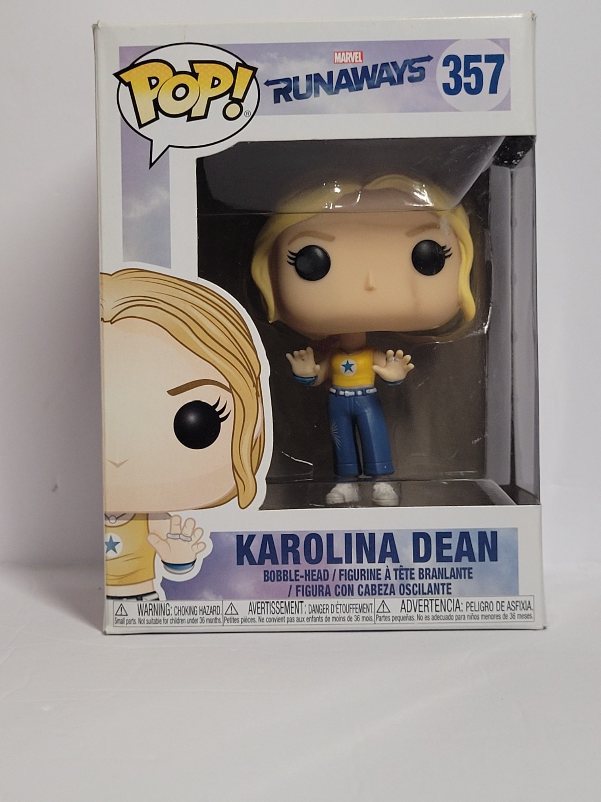 Funko Pop! Marvel Runaways Karolina Dean #357