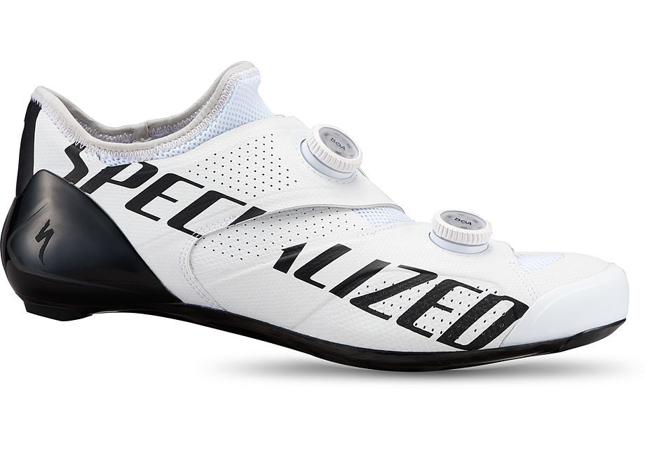 SPECIALIZED S-WORKS ARES 41 スペシャライズド 美品 S-WORKS ARES 2 TEAM WHT 41(41 (26cm) チームホワイト