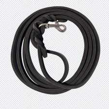 ITEM 2106-0375BL; 3/8"x6' Braided Leather Lead / Leash