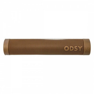 Odyssey Broc Raiford Flangeless Gum BMX Grips with Soft Ribs & Rope Detailing