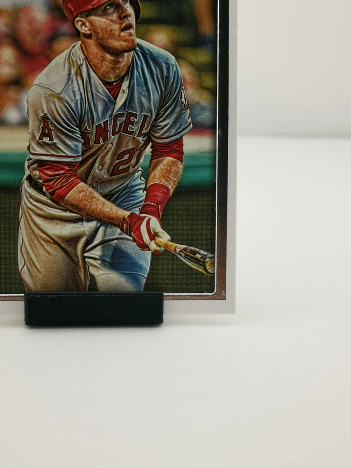 2015 Topps Gypsy Queen Mike Trout #1 White Framed Parallel Angels  - Image 4 of 4
