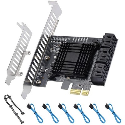 PCIe SATA Controller Card 6-Port SATA III